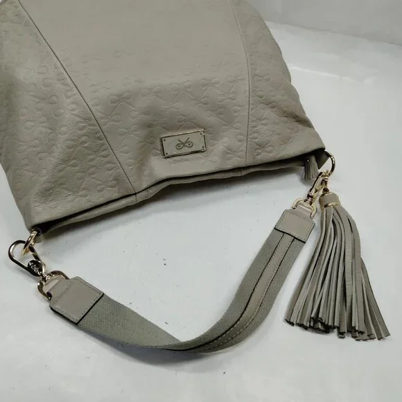Anya Hindmarch Hand Bag Beige Leather 4464473